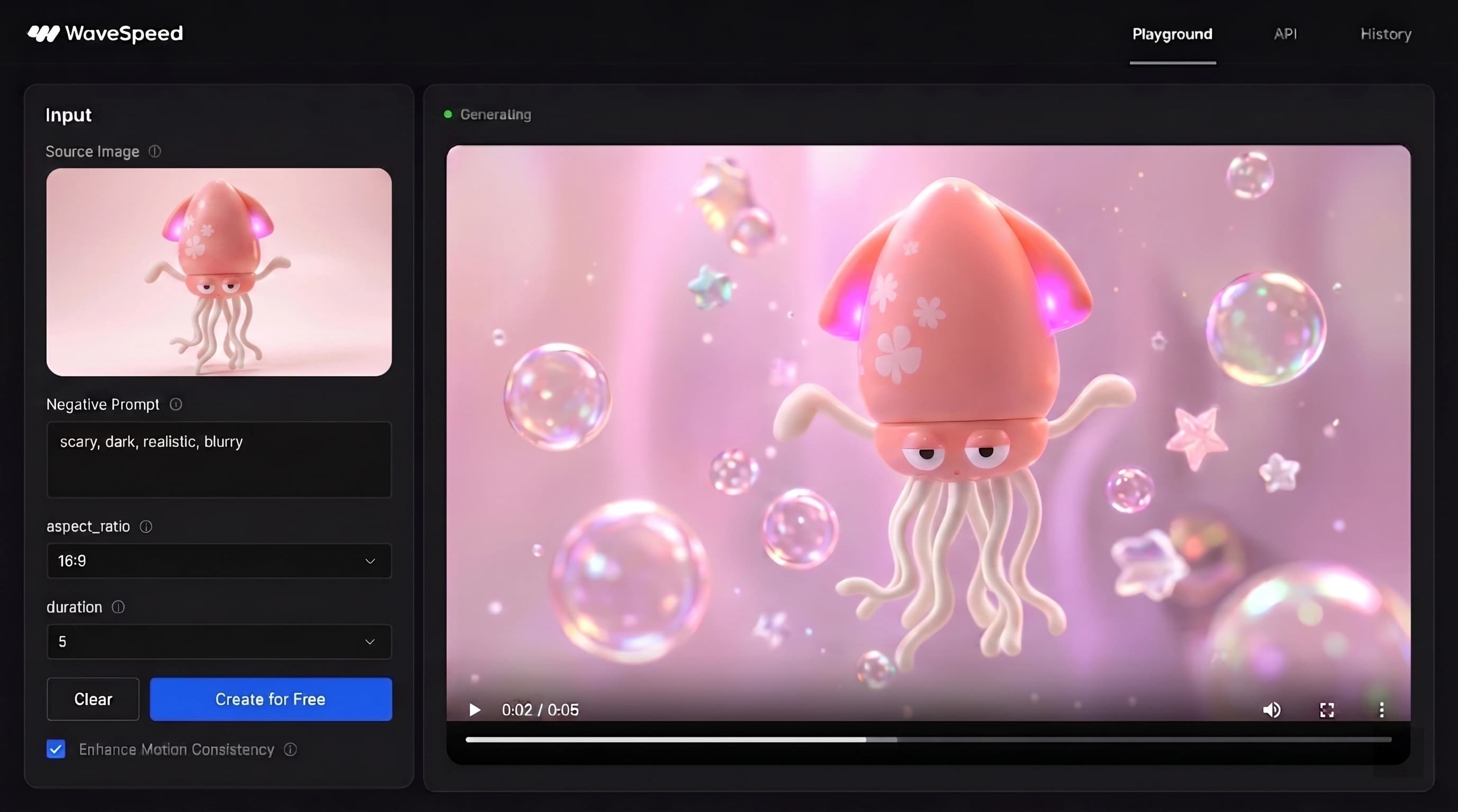 Image-to-video workflow animating a colorful product character for social media